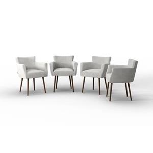 NADUVI Collection Set van 4 eetkamerstoelen Billie