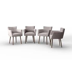 NADUVI Collection Set van 4 eetkamerstoelen Billie