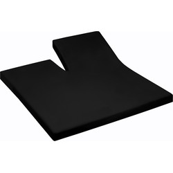 Cinderella Jersey Splittopper hoeslaken Black-180 x 200/210 cm