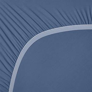 PiP Studio Hoeslaken Royal Nights - Jersey Stretch - Blauw-1-persoons (90x200/220 cm)