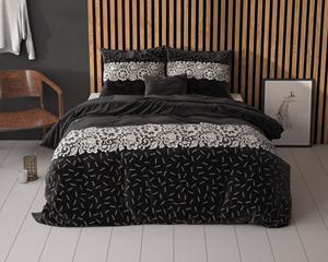 RoyalTextile - Dervio Dekbedovertrek Katoen - Antraciet - 200 x 220