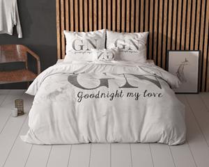RoyalTextile - Goodnight Dekbedovertrek - Zilver - 140 x 220