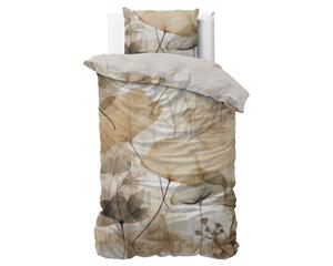 RoyalTextile - Water Flow Dekbedovertrek - Zand - 140 x 220