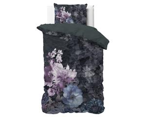RoyalTextile - Delora Dekbedovertrek - Zwart - 240 x 220
