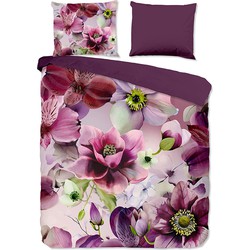 Pure Purflora Dekbedovertrek Paars-Lits-jumeaux (240 x 200/220 cm)