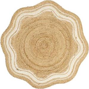 Leen Bakker Vloerkleed Alandi - beige - Ø100 cm