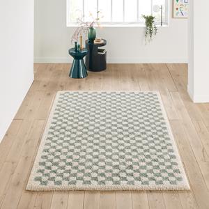 LA REDOUTE INTERIEURS Vloerkleed met dambord motief, Eras
