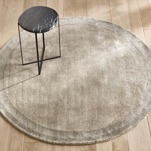 AM.PM Rond vloerkleed Tencel™, handgeweven, Burada