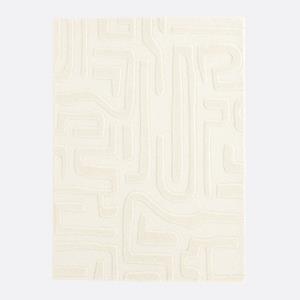 LA REDOUTE INTERIEURS 100% wollen vloerkleed met grafisch motief, Melko