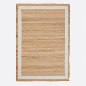 LA REDOUTE INTERIEURS Jute en wollen vloerkleed met contour, Arian