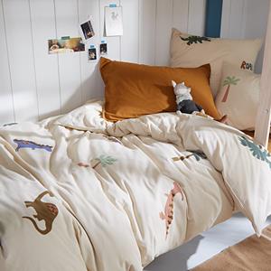 LA REDOUTE INTERIEURS Dekbedovertrek 50% recycled katoen, Alto