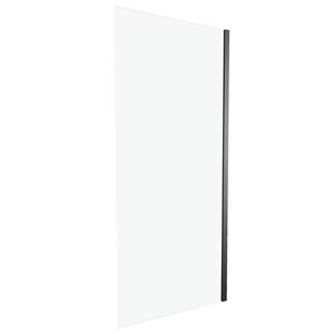 Aurlane  Zijwand Rolling 90 X 200cm - Zwart Profiel - 8 Mm Helder Glas