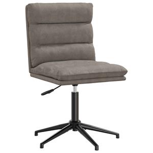 vidaXL Eetkamerstoelen 2 st kunstleer grijs