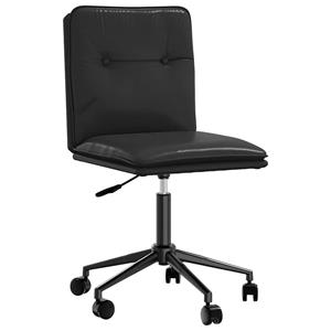 vidaXL Eetkamerstoelen 4 st kunstleer zwart