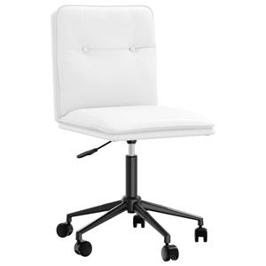 vidaXL Eetkamerstoelen 4 st kunstleer wit