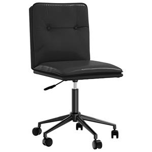 vidaXL Eetkamerstoelen 6 st kunstleer zwart