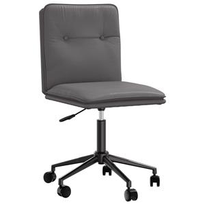 vidaXL Eetkamerstoelen 6 st kunstleer grijs