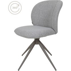 Home67  Eetkamerstoel Cosmo - Bouclé - Champagne