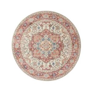 Heritaged Rond Vintage buitenkleed - Valenca Fino crème|rood - 230 cm