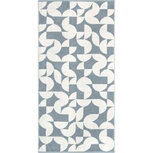 Cawö Cawo Studio gemustert 6251 Douchelaken 70x140 nordic blue