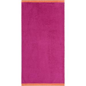 Cawö Cawo Lifestyle Splash Doubleface 7071 Handdoek 50x100 pink/mandarine