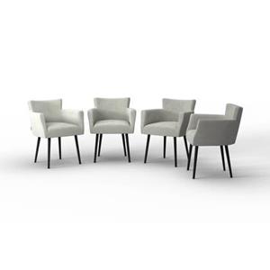 NADUVI Collection Set van 4 eetkamerstoelen Billie