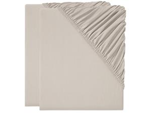 Livarno home 2 jersey hoeslakens 100 x 200 cm (Beige)