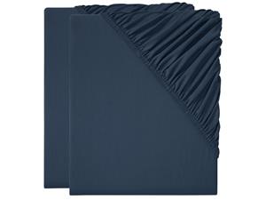 Livarno home 2 jersey hoeslakens 100 x 200 cm (Blauw)