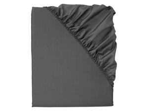 Livarno home Satijnen hoeslaken 90-100 x 200 cm (Grijs)