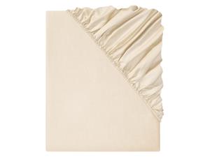 Livarno home Satijnen hoeslaken 180-200 x 200 cm (Beige)
