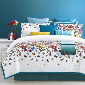 Dommelin Dekbedovertrek Butterfly Satijn 300TC Multikleur 240x200/220 cm