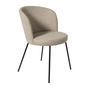 Xenos Eetkamerstoel Irene - bruin/zwart - 77x56.5x51 cm