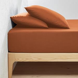 LA REDOUTE INTERIEURS Hoeslaken 30% recycled katoen, omslag 25, Scenario