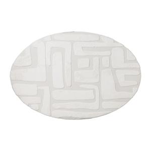 Xenos Vloerkleed native ovaal - wit - 120x180 cm