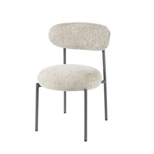 Giga Meubel  Eetkamerstoel Zand - 52x57x81cm - Round Tissee