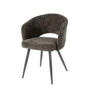 Giga Meubel  Eetkamerstoel Bruin - 58x56x81cm - Salon Tissee