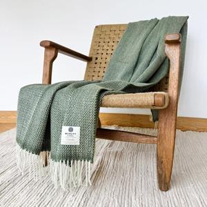 Mcnutt of Donegal plaid collection 145x200 Moss