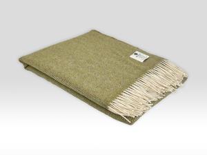 Mcnutt of Donegal plaid pure wool Heritage 145x200 Spring green