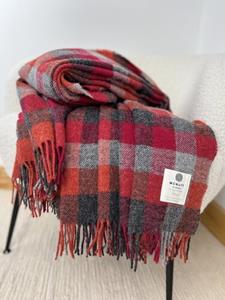 Mcnutt of Donegal plaid pure wool Home 145x200 Fireside check