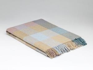 Mcnutt of Donegal plaid lambswool 140x200 Coastal check