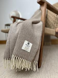 Mcnutt of Donegal plaid lambswool 140x200 Spotted butterscotch