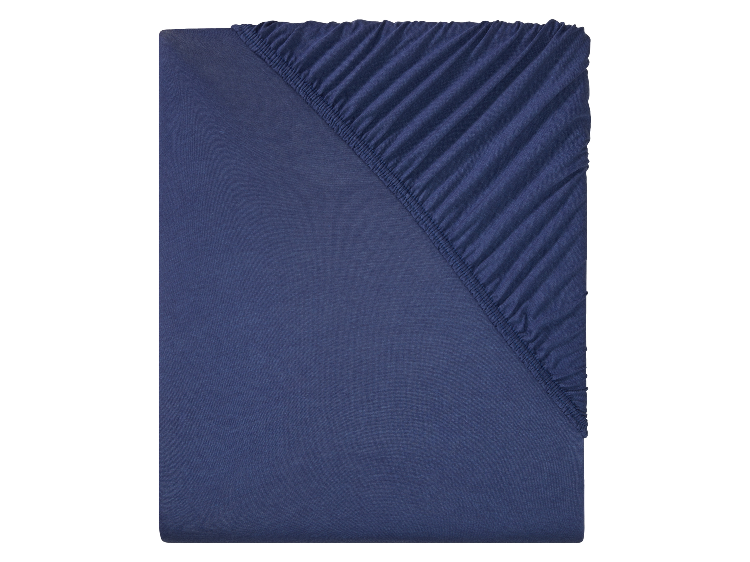 Livarno home Jersey hoeslaken 140-160 x 200 cm (Marineblauw)