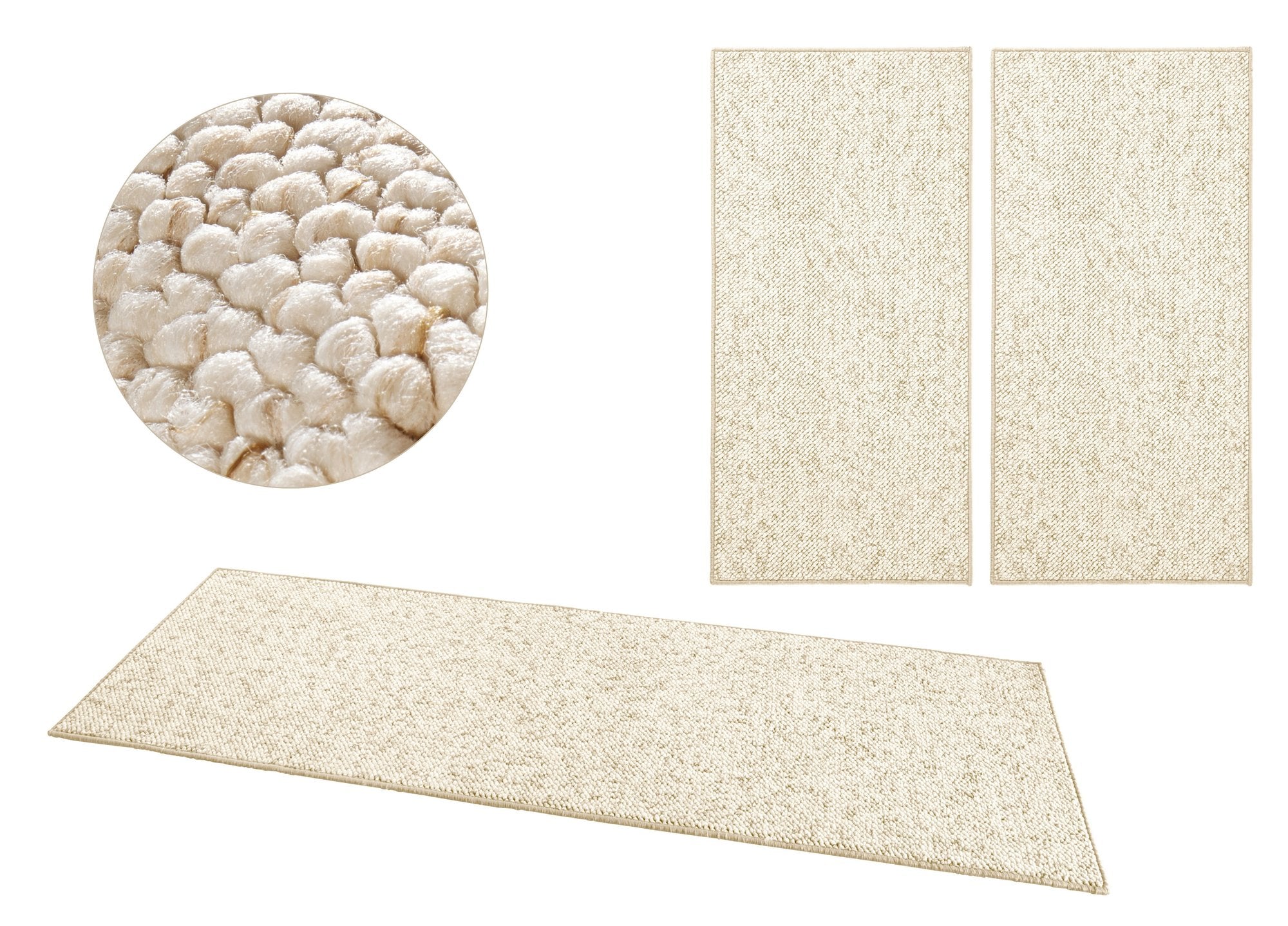 Hanse Home  Tufted Carpet in Wool-Look - 133 cm