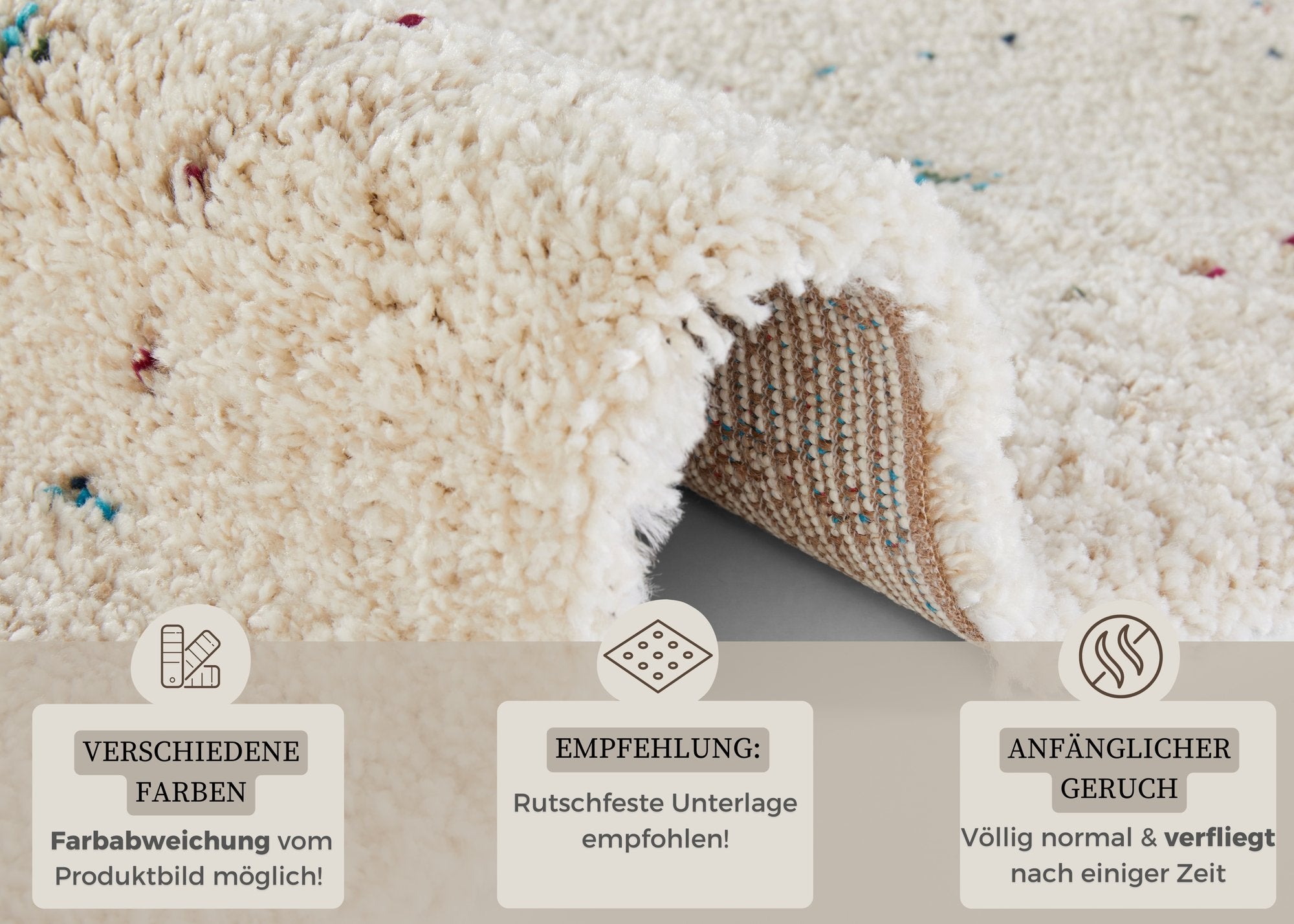 Hanse Home  Design Verlour Deep-Pile Carpet TEO - 120x170 cm