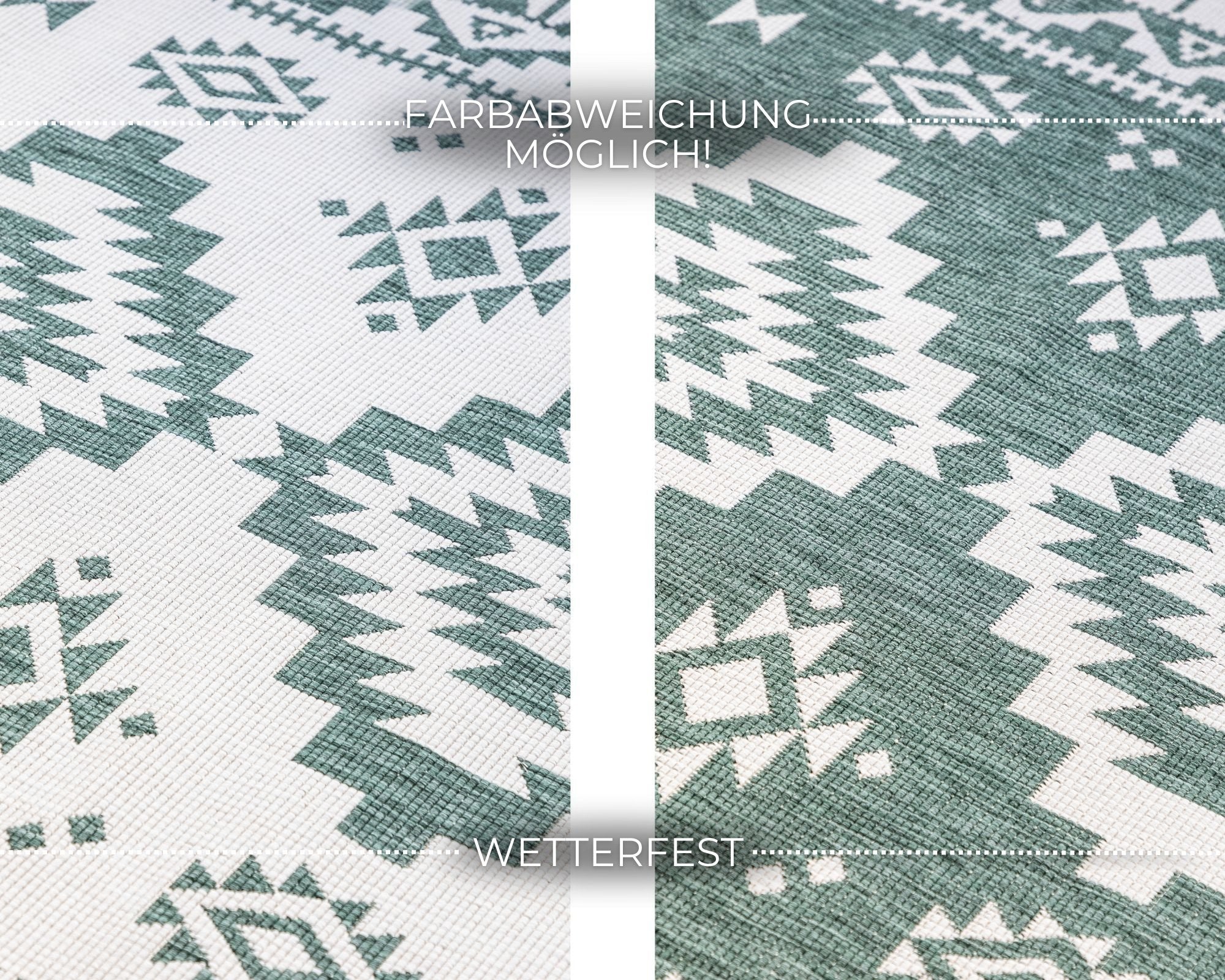 Hanse Home  Elle Decoration Gemini In- and Outdoor Reversible Rug Dynamic Green - 120x170 cm