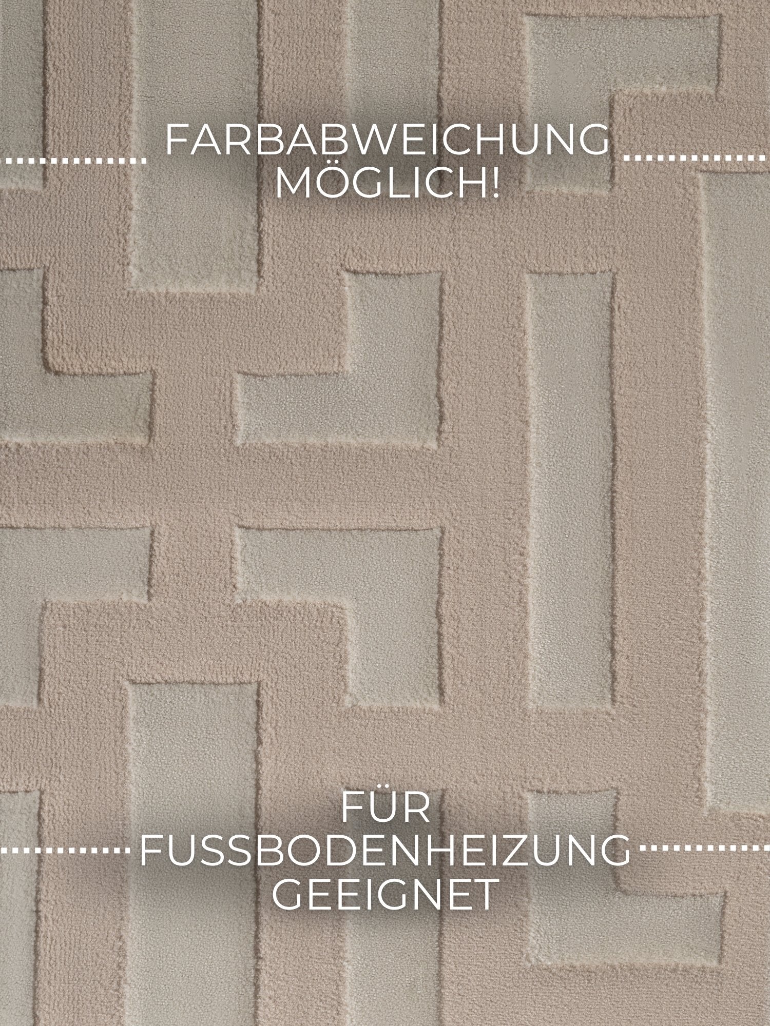 Hanse Home  Elle Decoration Perles Shortpile Rug Onyx Beige Cream - 80x240 cm