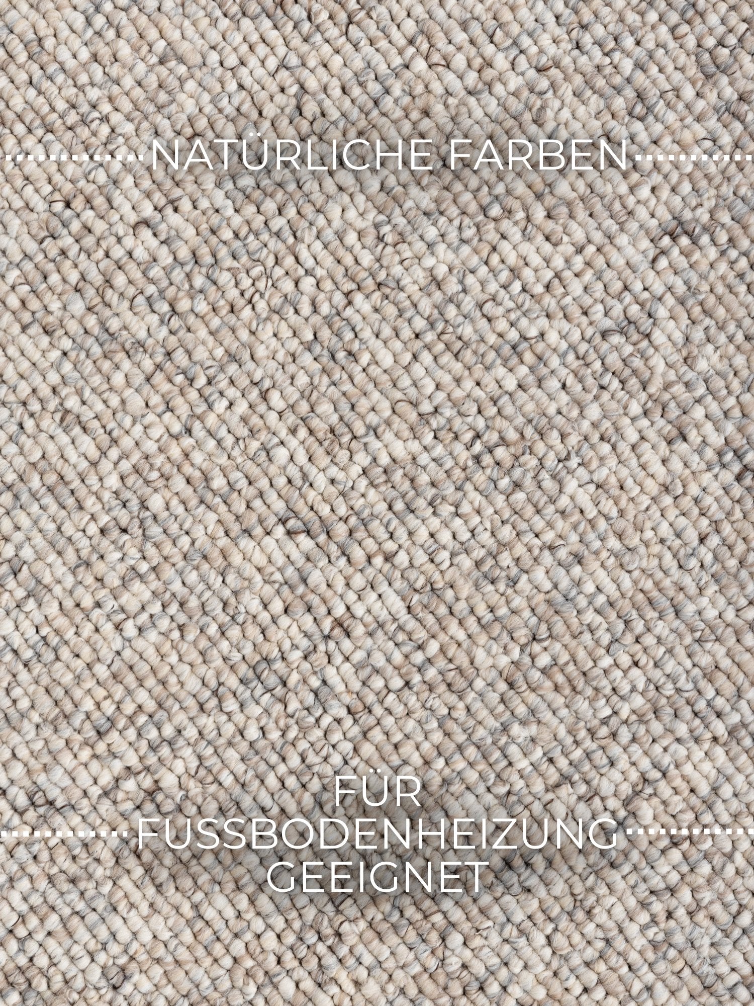 Hanse Home  Elle Decoration Rocco Wool-Look Rug Rocco Cream Multicolor - 80x240 cm