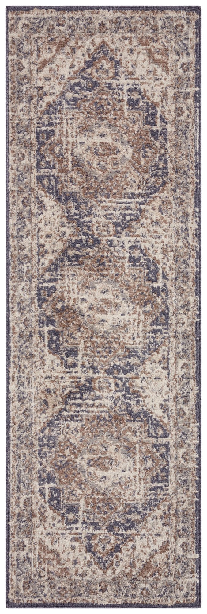 Hanse Home  Terrain Designer Shortpile Rug Sand Creme Blue - 80x120 cm