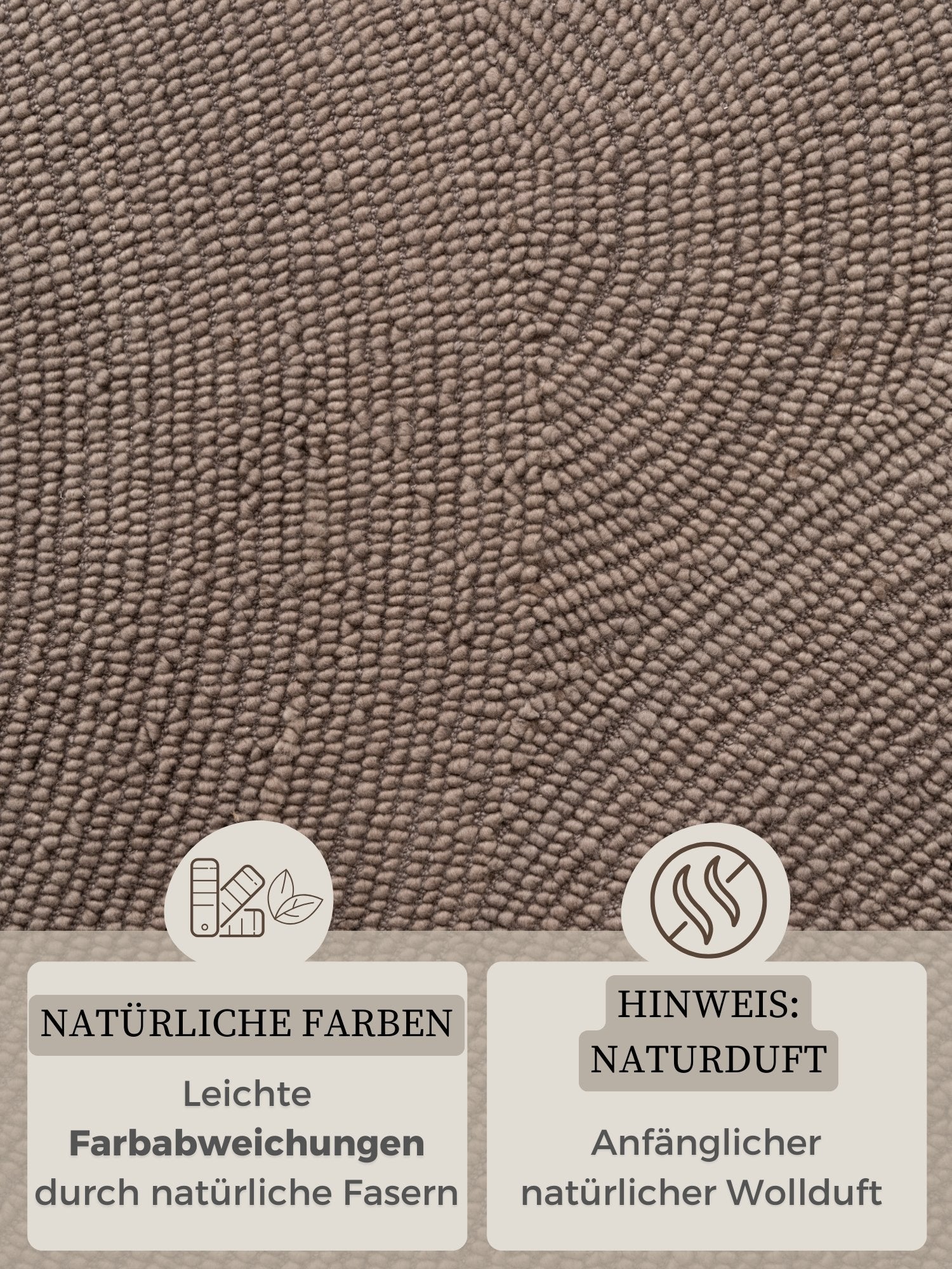 Hanse Home  Eleni Wool Rug Eleni Taupe - 200x300 cm