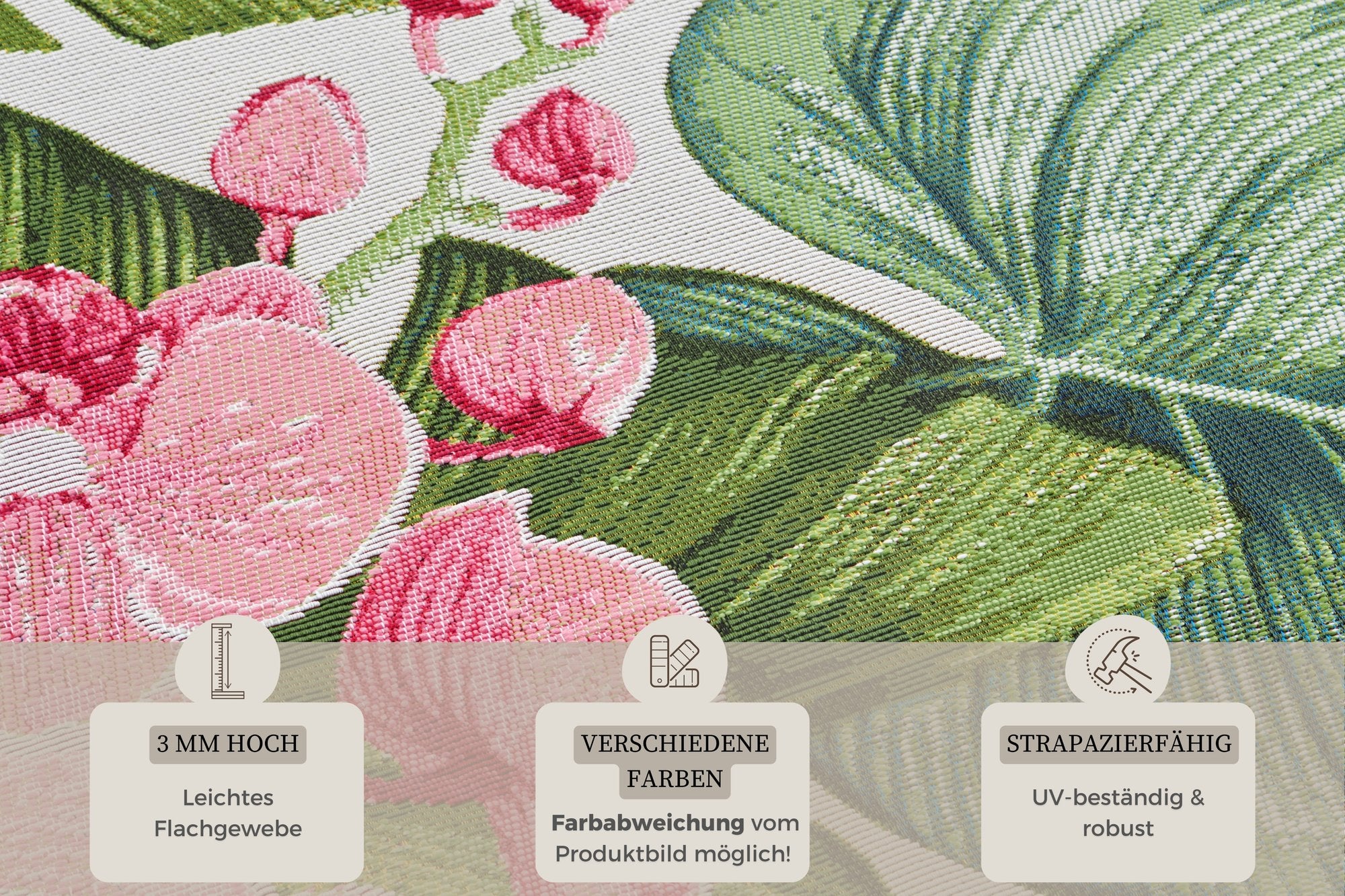 Hanse Home  Flair In- und Outdoor Carpet Tropical - 80x165 cm